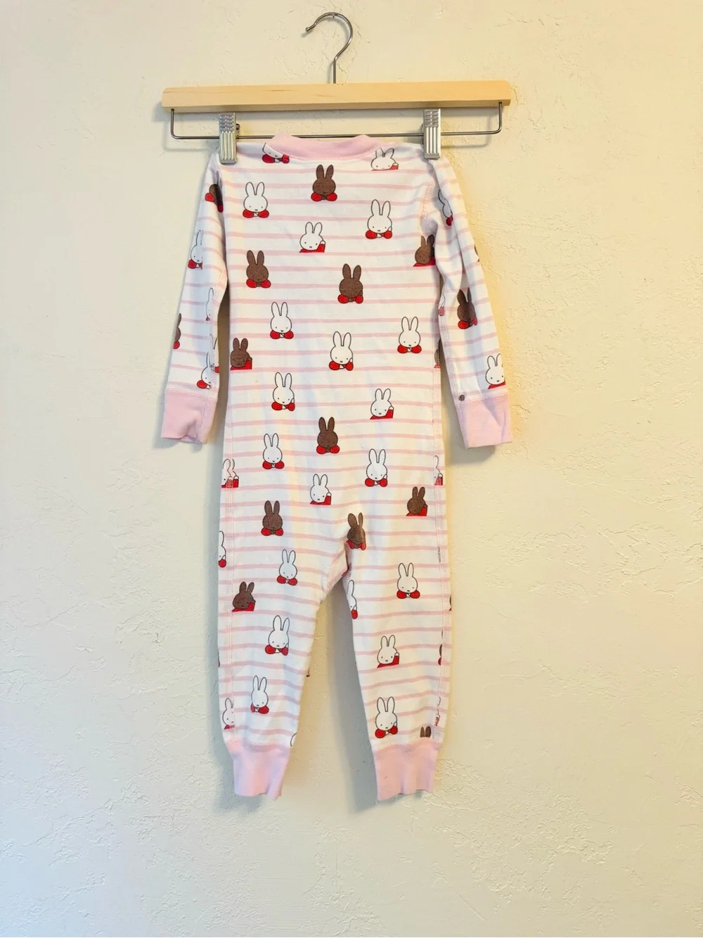 Hanna Andersson Miffy 2-Way Zip Sleeper pajamas